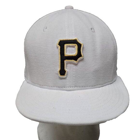 Pittsburgh Pirates Hat Cap Snapback White Large P Logo New Era 9Fifty MLB - Picture 1 of 8
